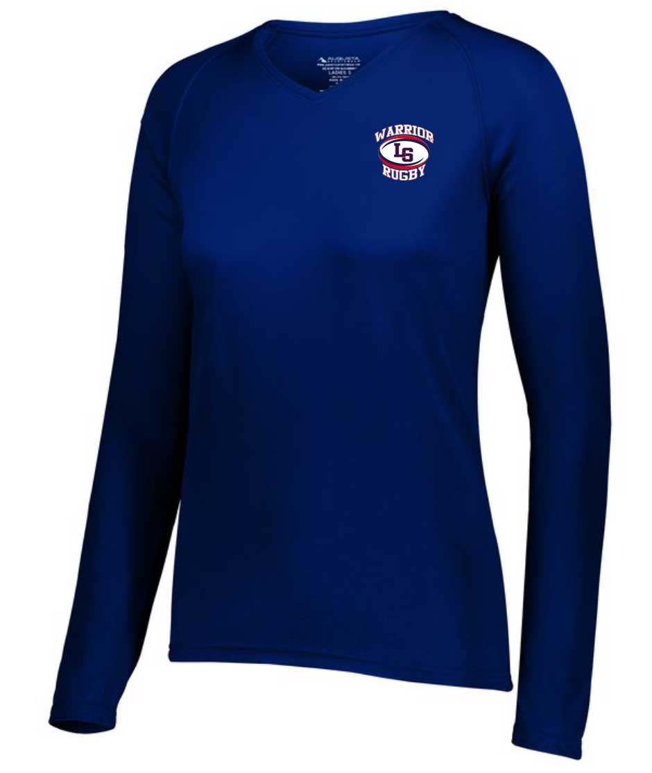 Lincoln Sudbury Women's Long Sleeve V-Neck Training Tee