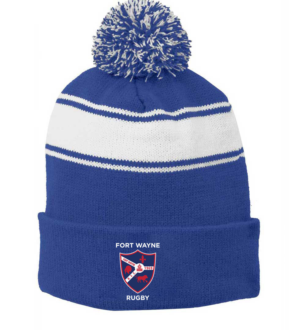 Fort Wayne PomPom Knit Hat