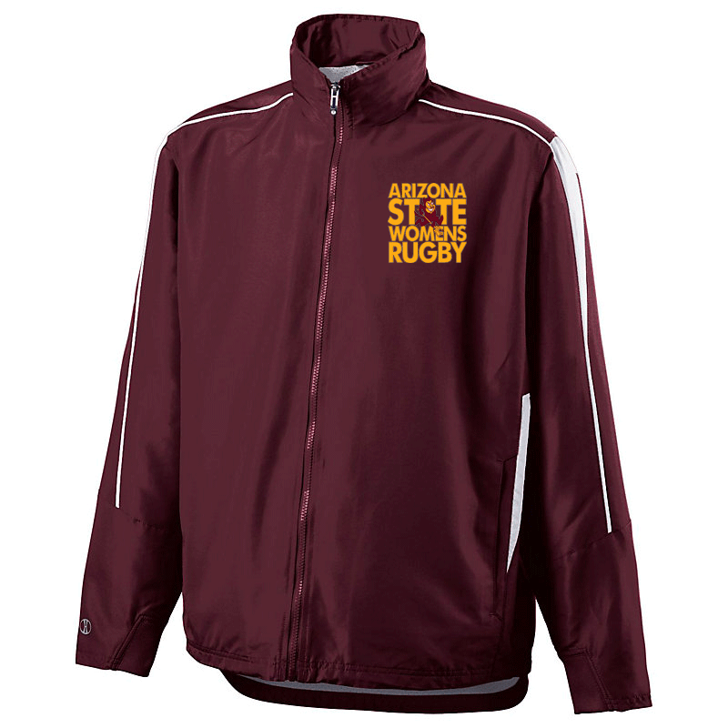 ASU Maroon Weather Resistant Jacket - Ruggers Team Stores ASU Maroon Weather Resistant Jacket - Ruggers Team Stores