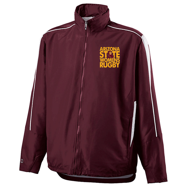 【限定】15smile rugby union souvenir jacket team-stores-asu-maroon-weather