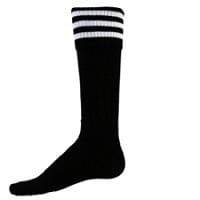 Curry College 3 Stripe Black Sock - Ruggers Rugby Supply
