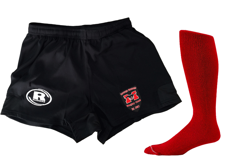 Mustangs Ruggers Auckland Short Soock Combo - Ruggers Rugby Supply