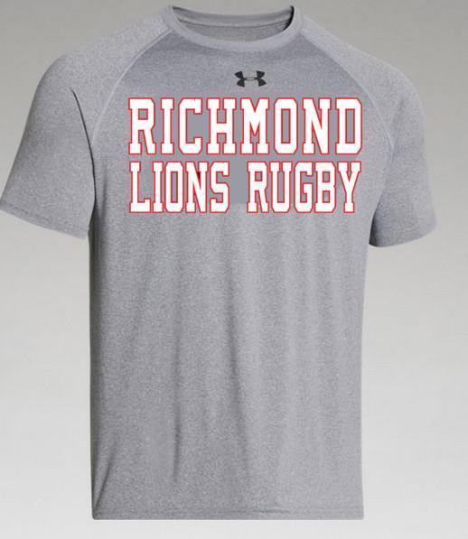 Richmond Lions Under Armour SS Training Tee - Ruggers Rugby Supply