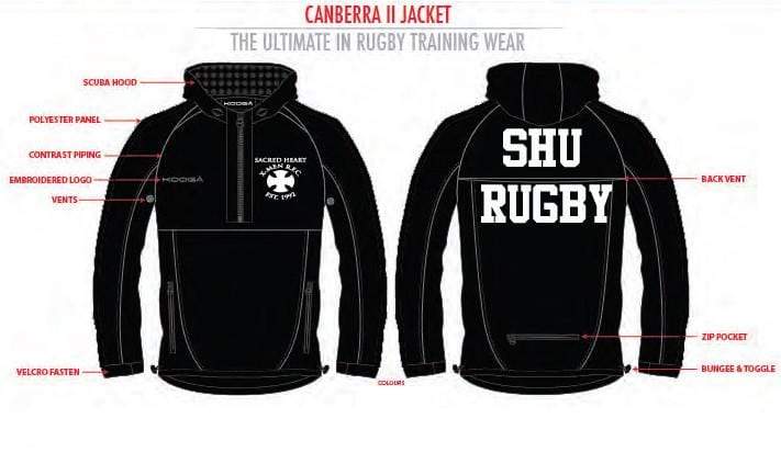 Sacred Heart Training Jacket - Ruggers Rugby Supply