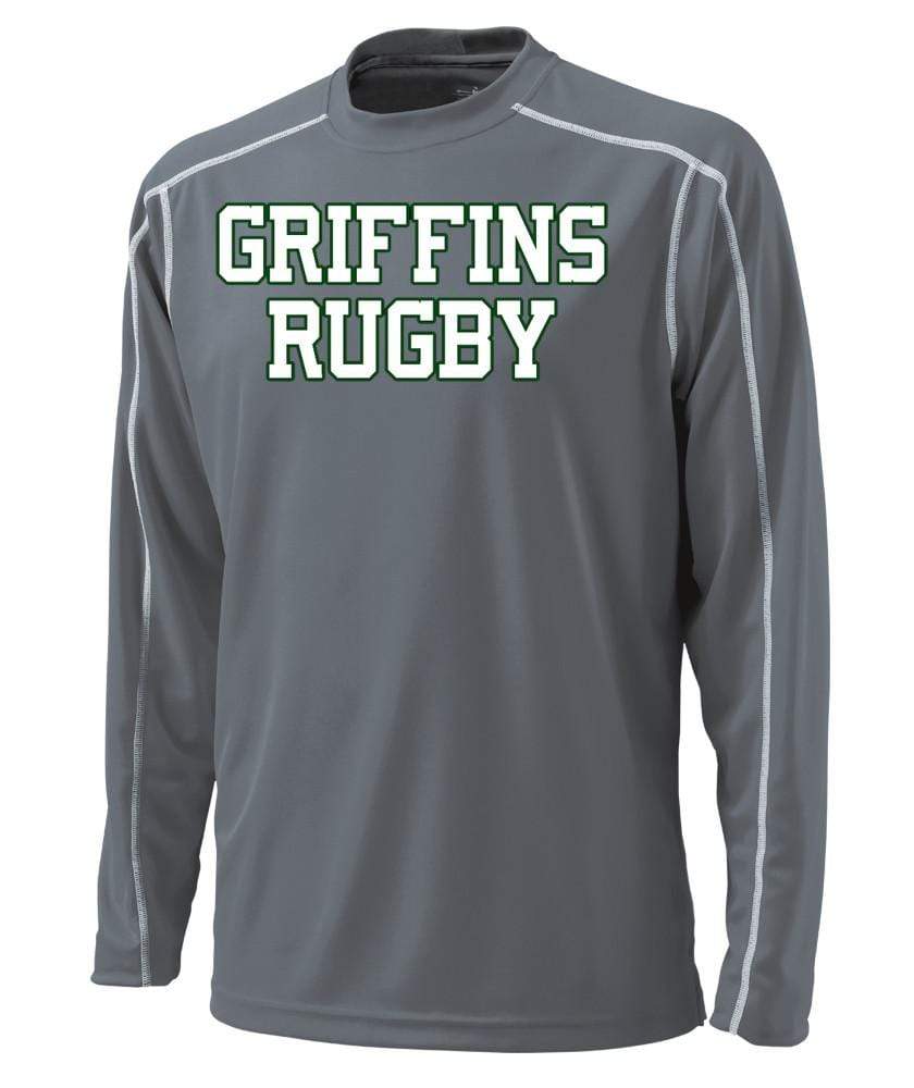 Washington U Griffins L/S Training Tee - Ruggers Rugby Supply