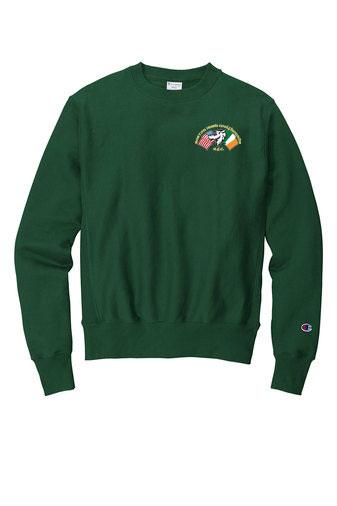 Champion forest green discount sweatshirt